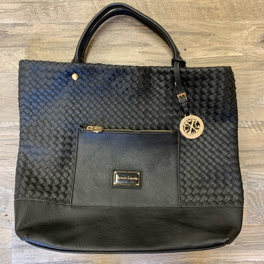 Christian Lacroix Black Tote